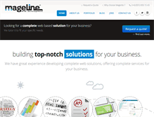 Tablet Screenshot of mageline.com